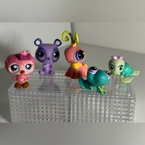 Littlest Pet Shop Figurines.